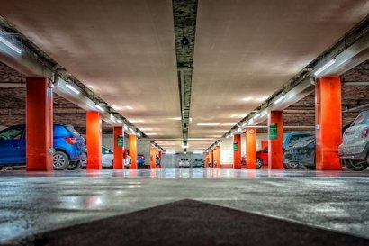 Уборка подземного паркинга